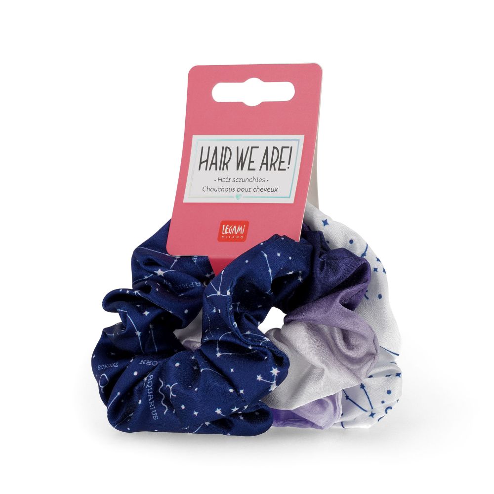 Scrunchies, Hair we are!, set med 3 st.  - Stars