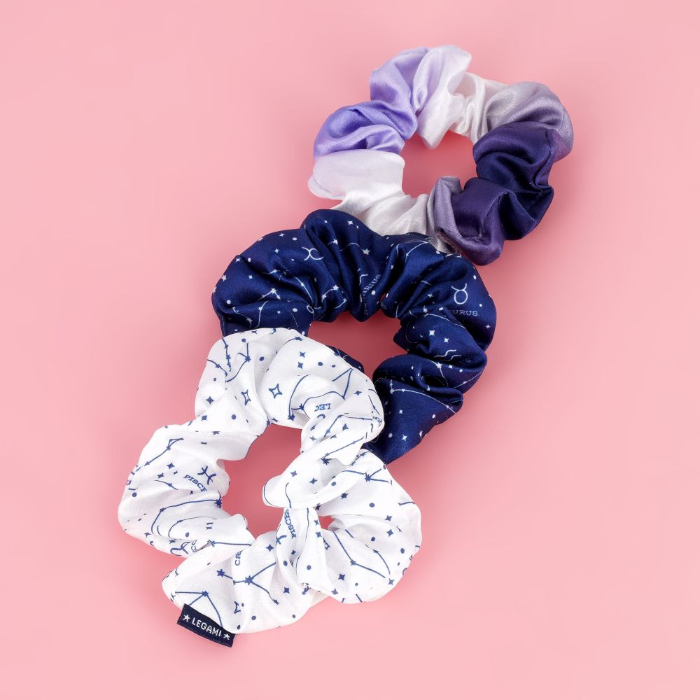 Scrunchies, Hair we are!, set med 3 st.  - Stars - 3