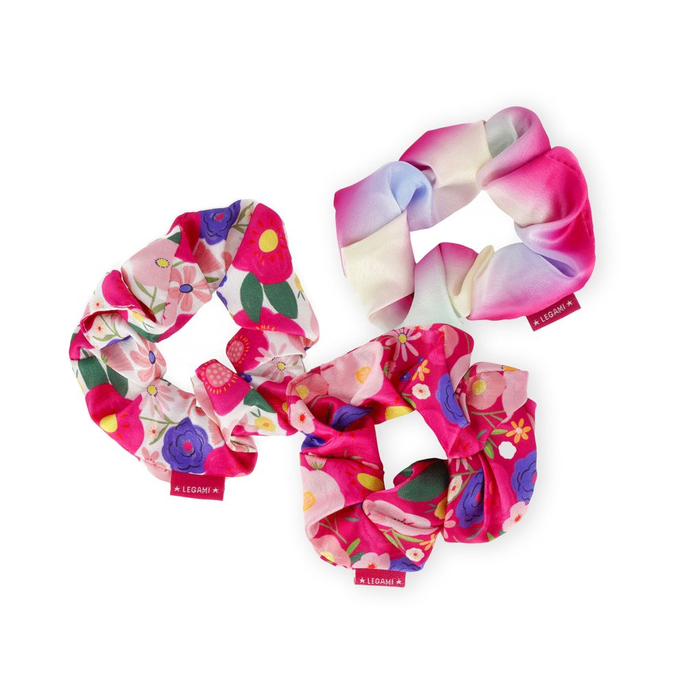 Scrunchies, Hair we are!, set med 3 st.  - Flowers - 2