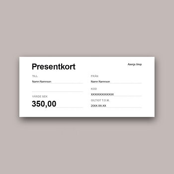Presentkort