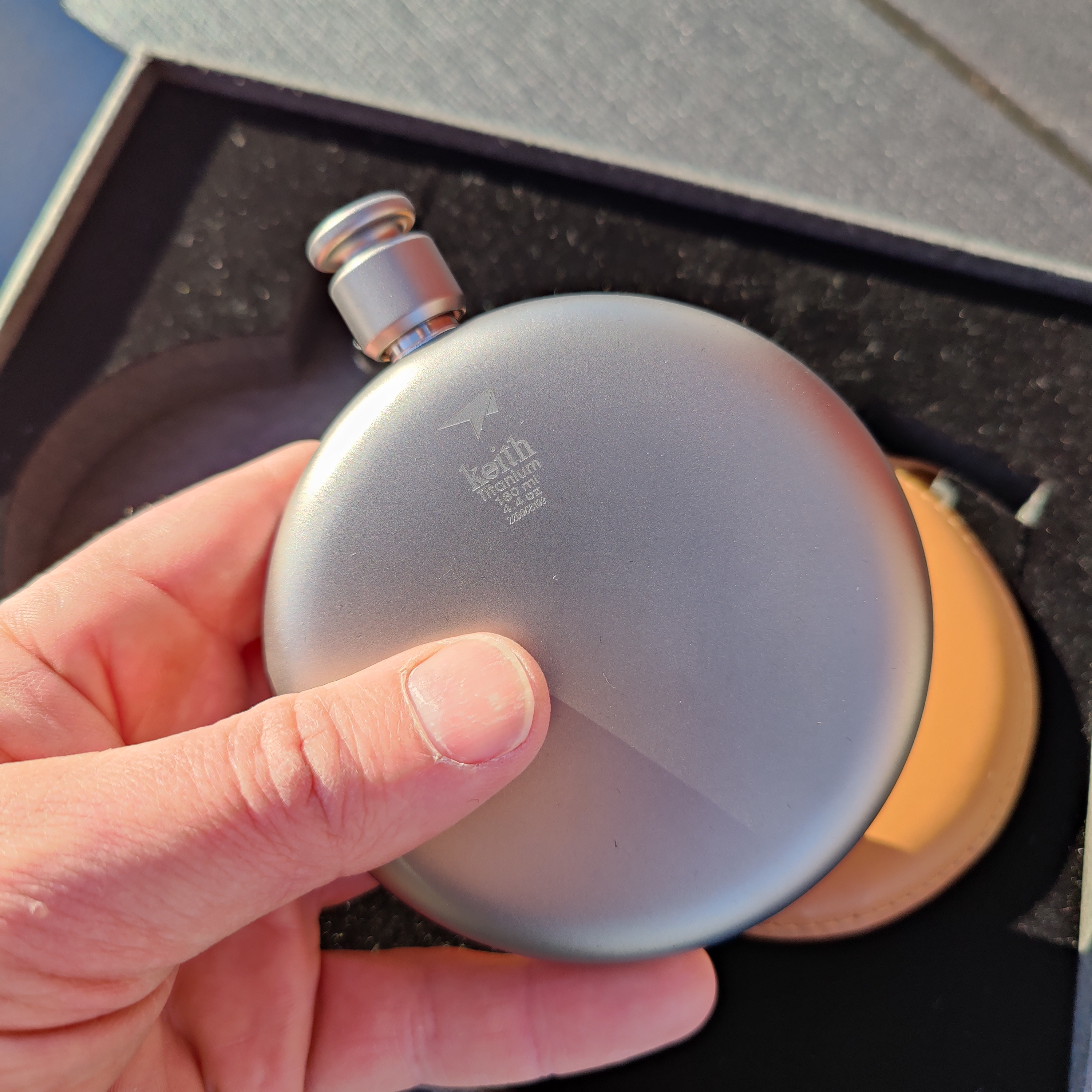 Keith Titanium Round Flask 130ml Ti9303 - 4