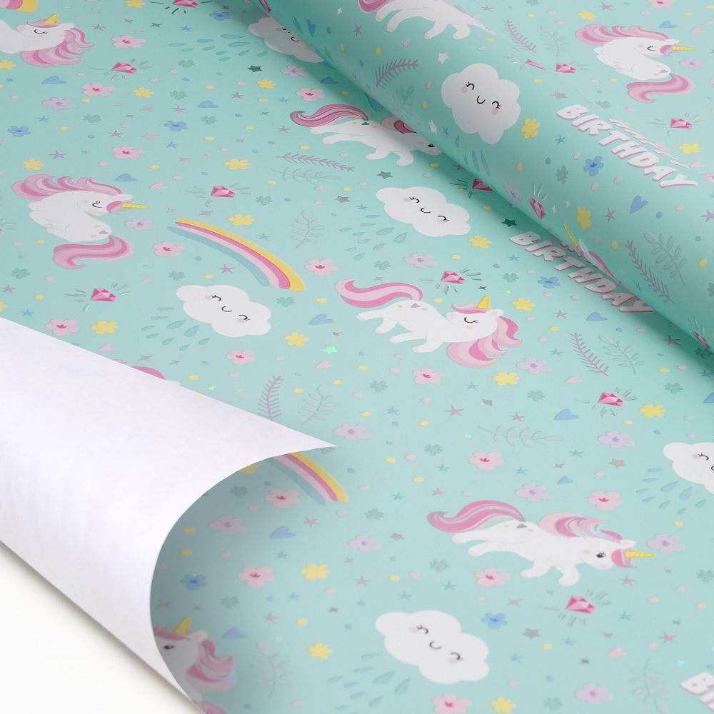 Gavepapir - Unicorn - 2