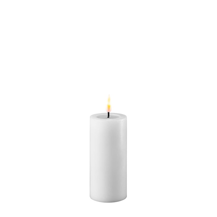 LED-Blockljus Vit 5x10cm 
