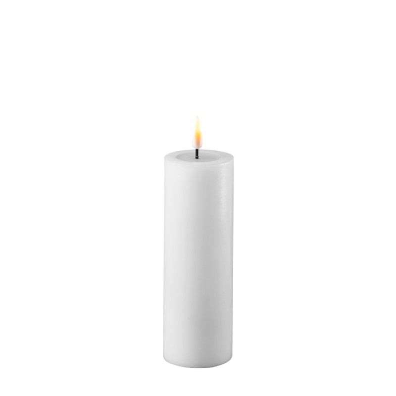 LED-Blockljus Vit 5x15cm 