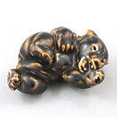Knud Kyhn (1940s) Bear with Sung Glaze 9 cm #21432
