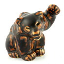Knud Kyhn (1940s) Bear with Sung Glaze 9/7 cm #21433