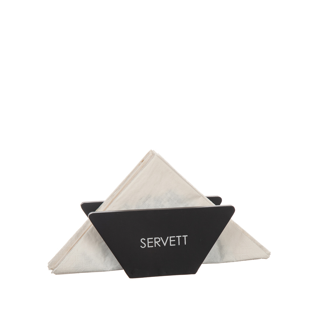 Servettställ i trä 7x15 cm