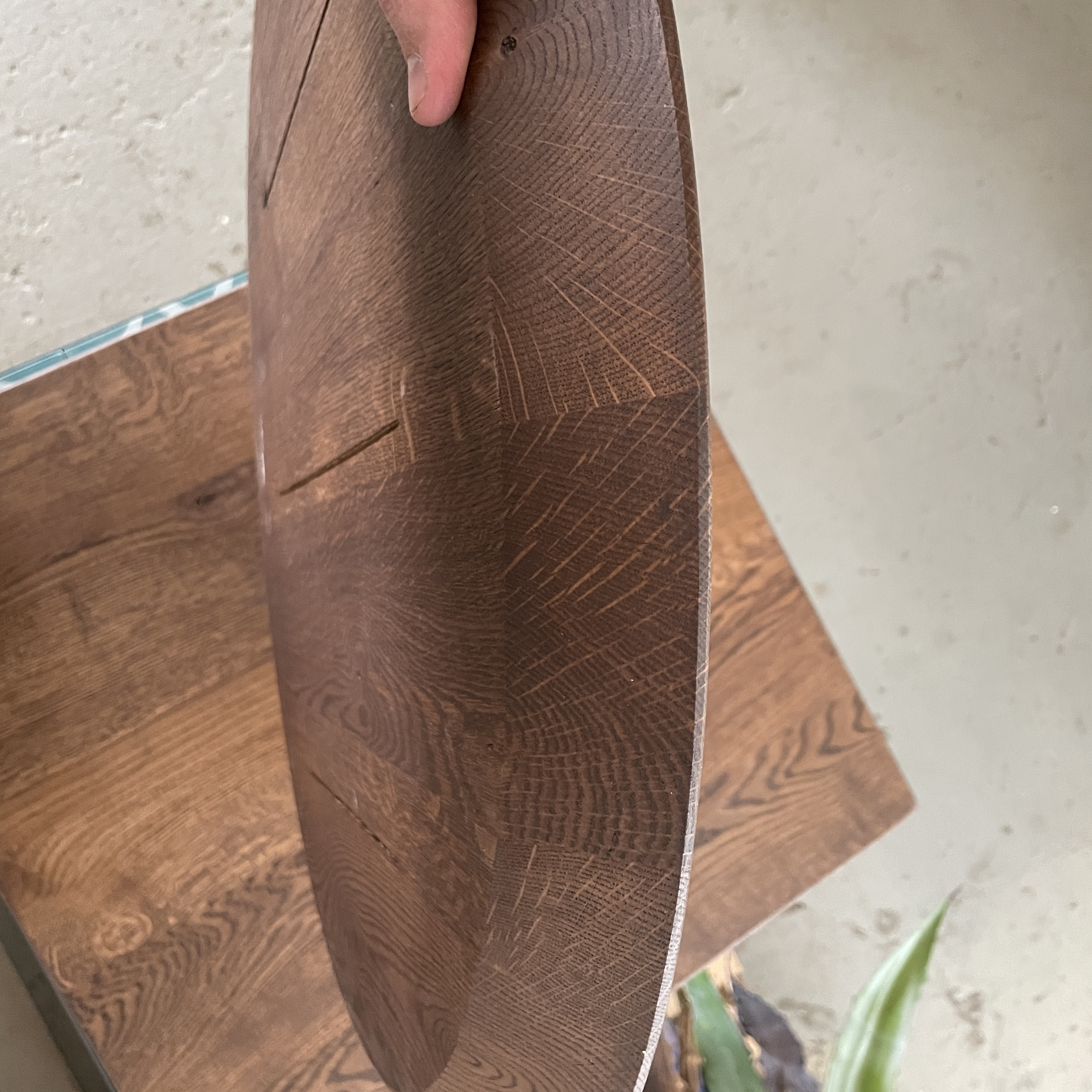 TABLE TOP ROUND & BEVELED Ø 60-80 CM  - OAK - 4