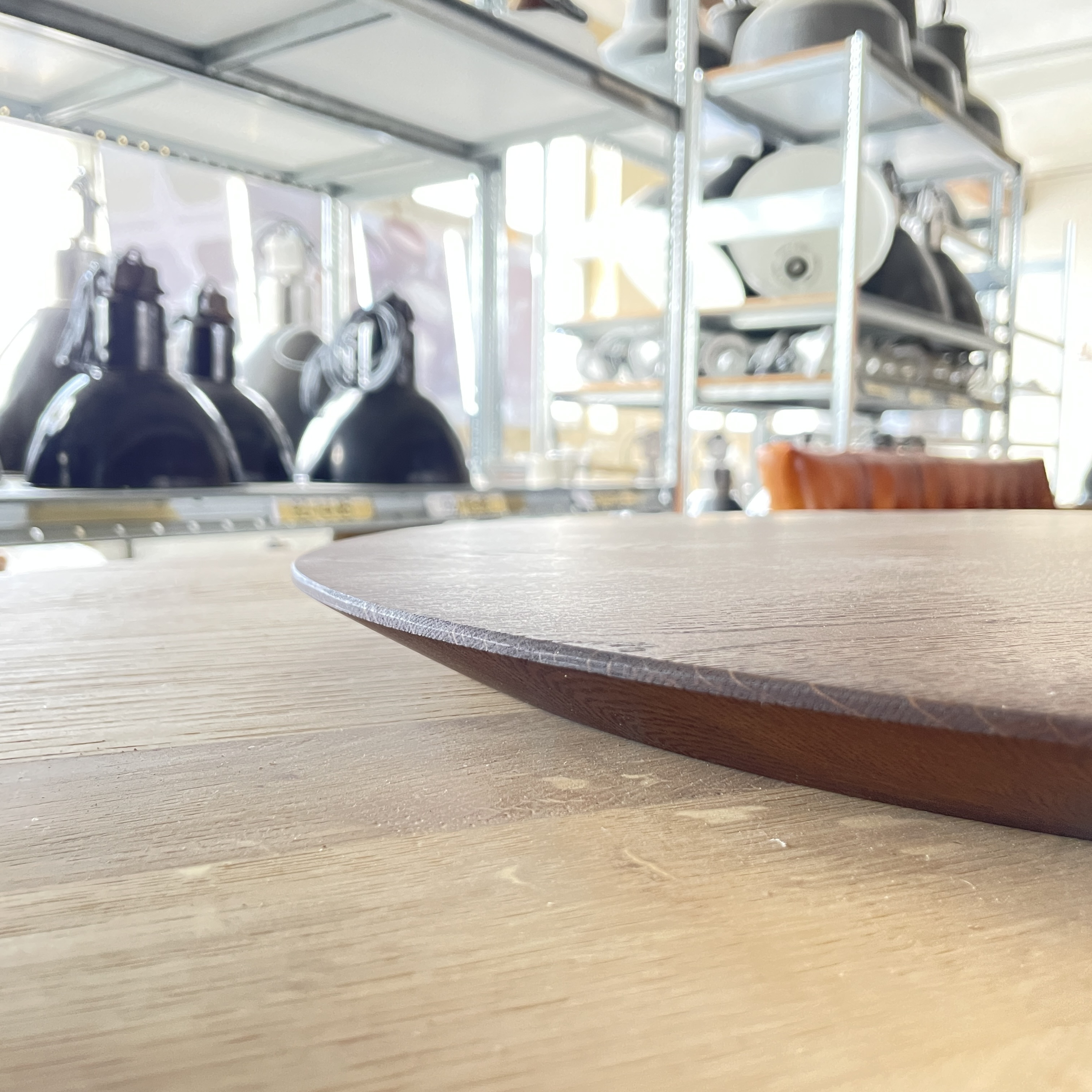 TABLE TOP ROUND & BEVELED Ø 60-80 CM  - OAK - 7