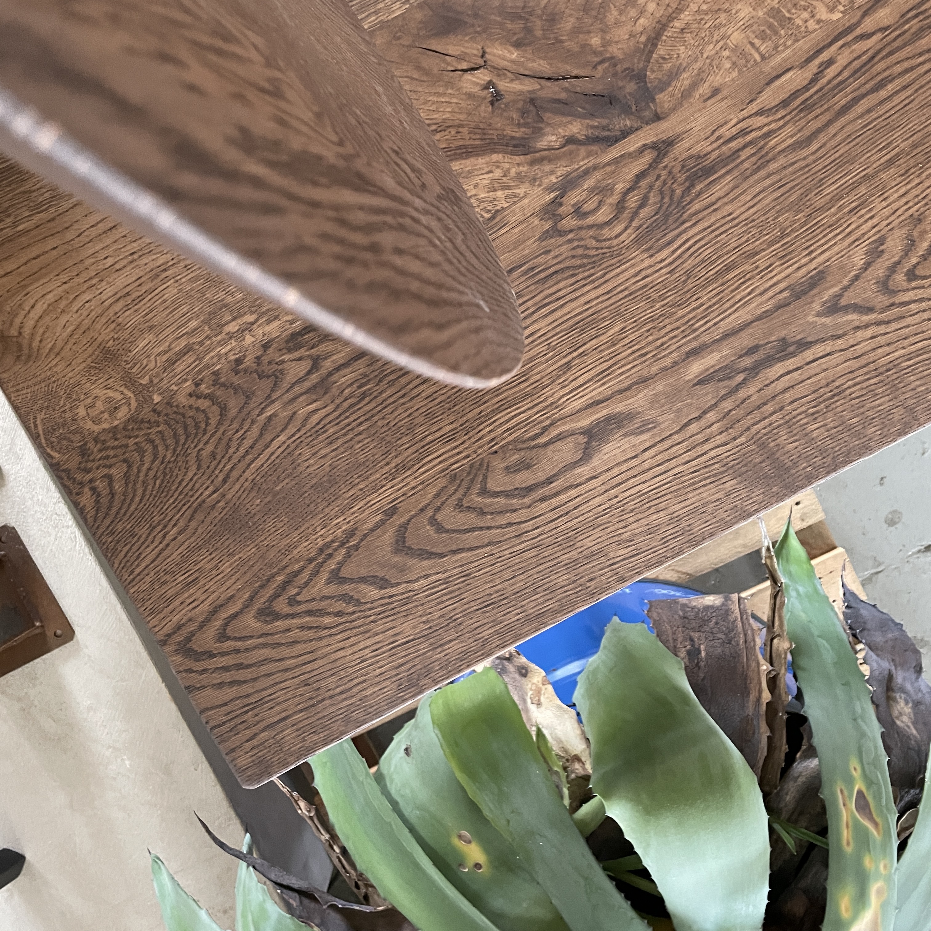 TABLE TOP ROUND & BEVELED Ø 60-80 CM  - OAK - 5