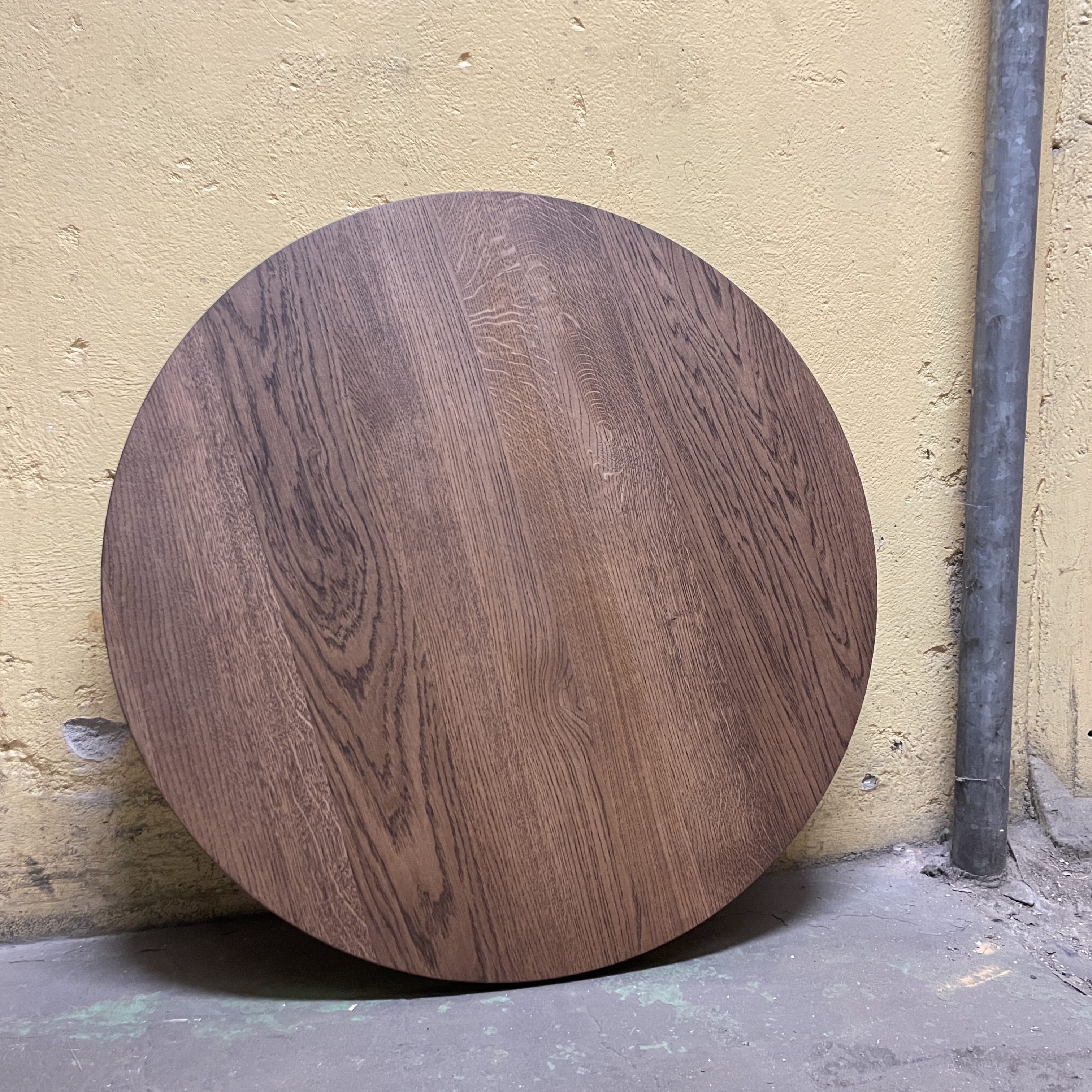 TABLE TOP ROUND & BEVELED Ø 60-80 CM  - OAK