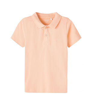 Name it Mini Piké T-shirt, Peach Storlek 92