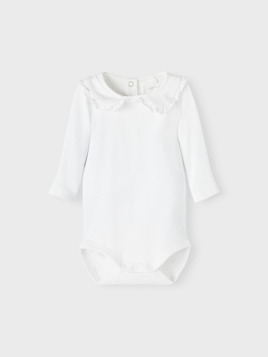 Name it Baby Body med Spets, Vit, Storlek 68