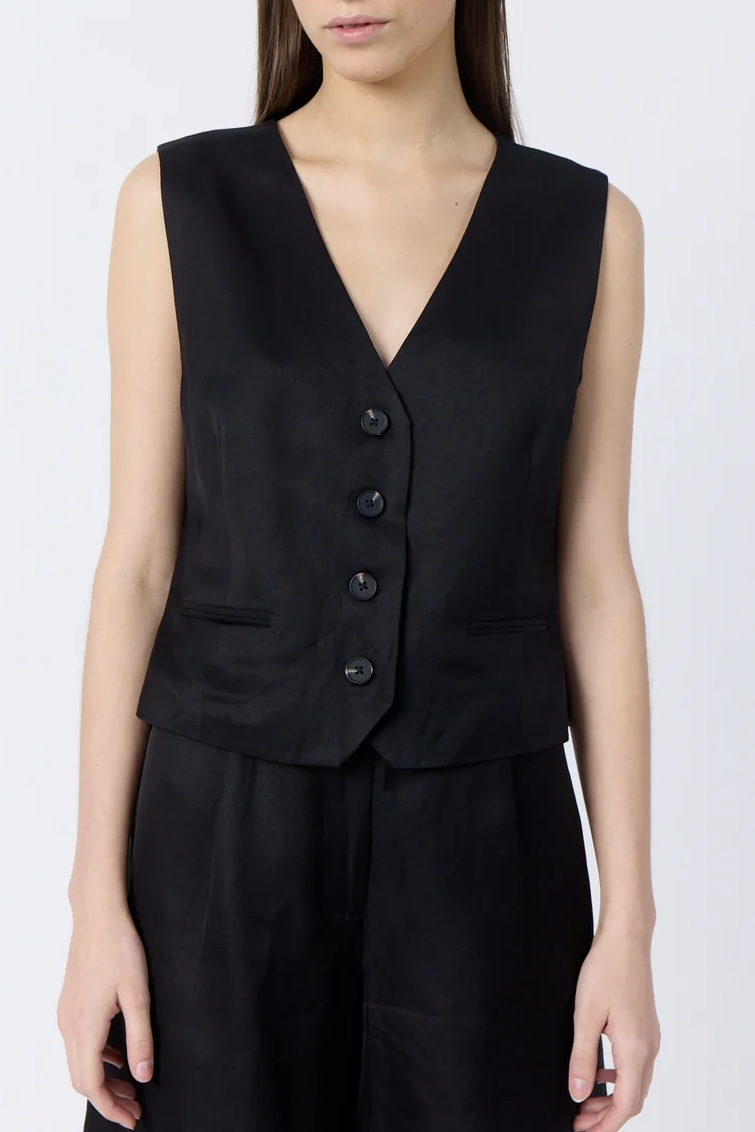 Leveté Room - Becca 4 Waistcoat Black - 3