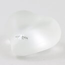 バーティル･ヴァリーン  Heartbeatシリーズ  クリアなガラスの彫刻  8cm  2001年 〈箱付き〉