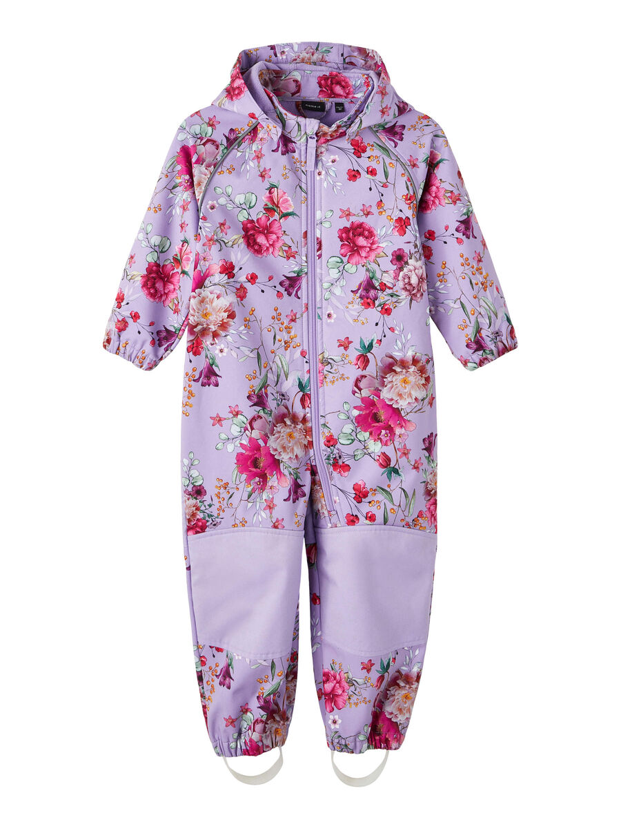 Name it ALFA SOFTSHELL OVERALL Sand Verbena