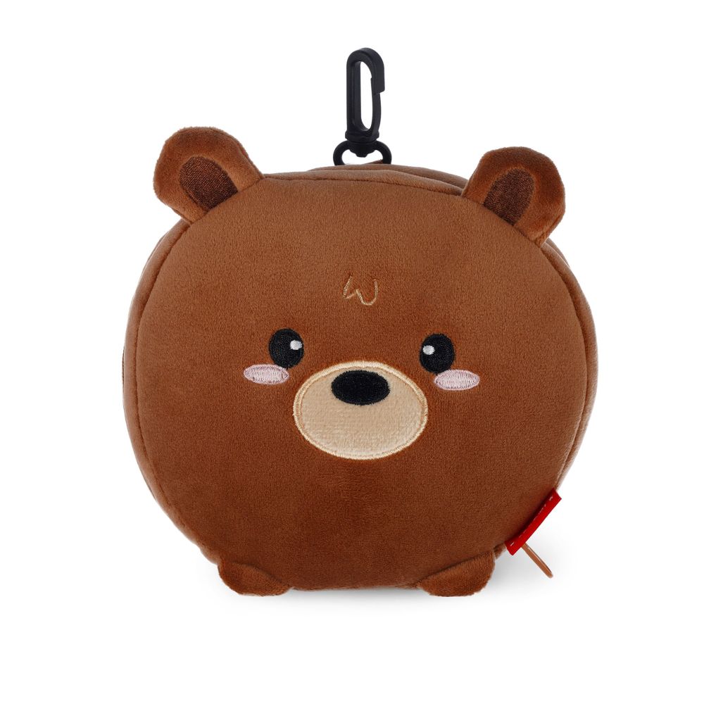 My travel buddy, rejsepude med sovemaske - Teddy bear - 2