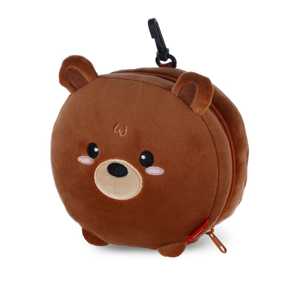 My travel buddy, rejsepude med sovemaske - Teddy bear - 4