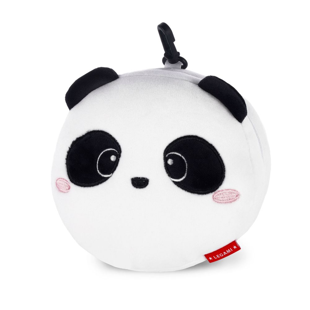 My travel buddy, reskudde med sovmask - Panda - 5