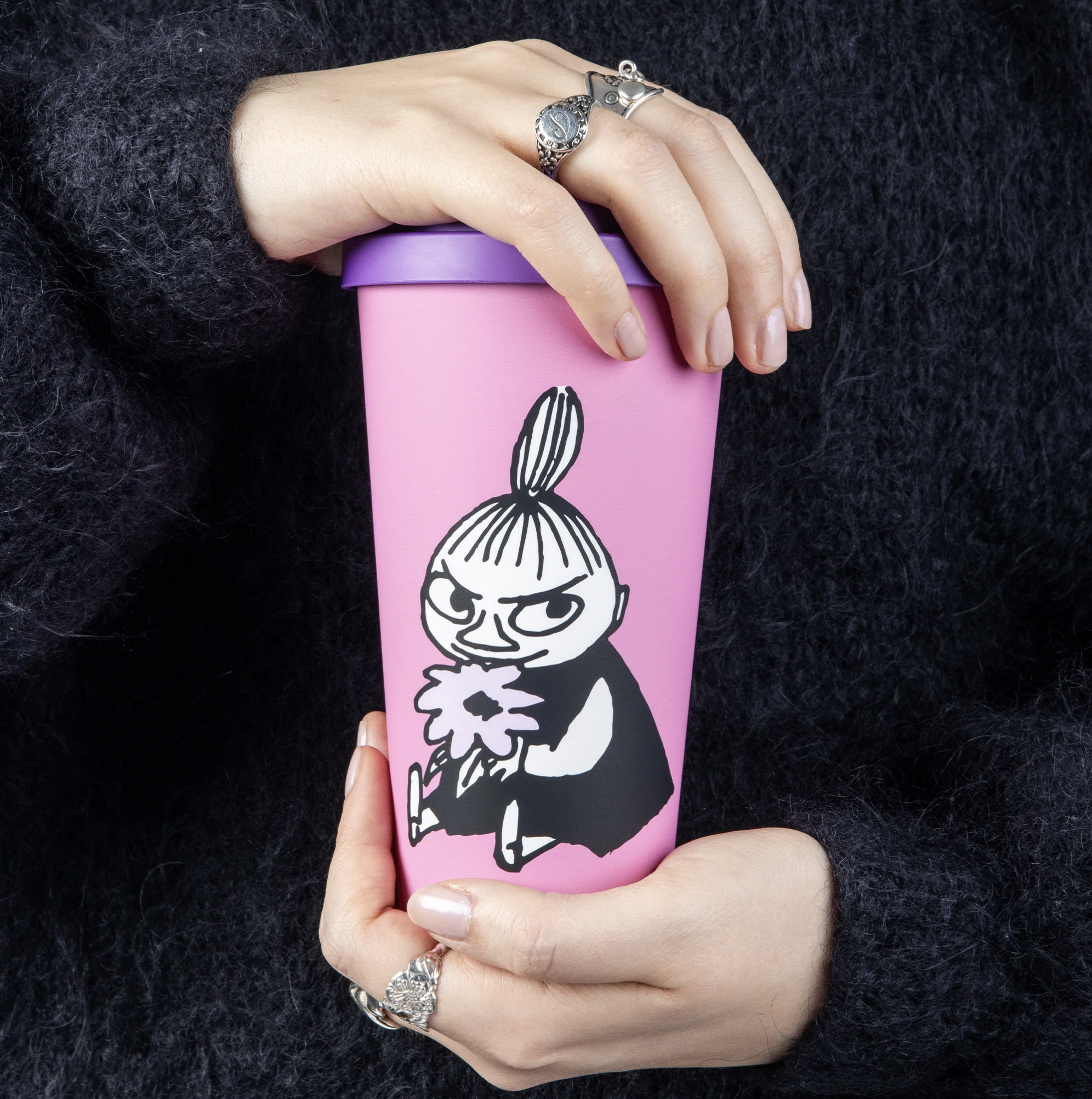 Mumin Take Away Mugg - Lilla My Rosa