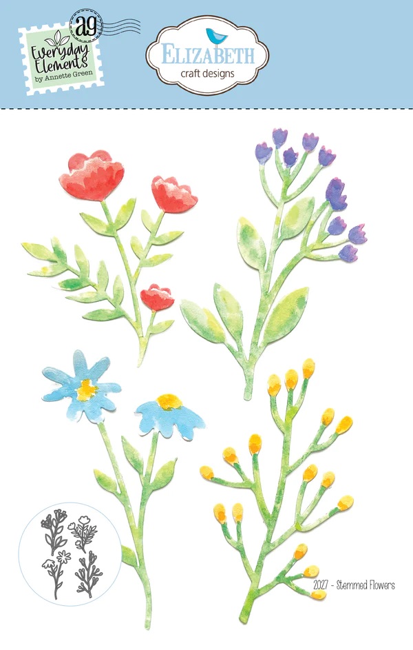 Elizabeth - Dies -Stemmed Flowers