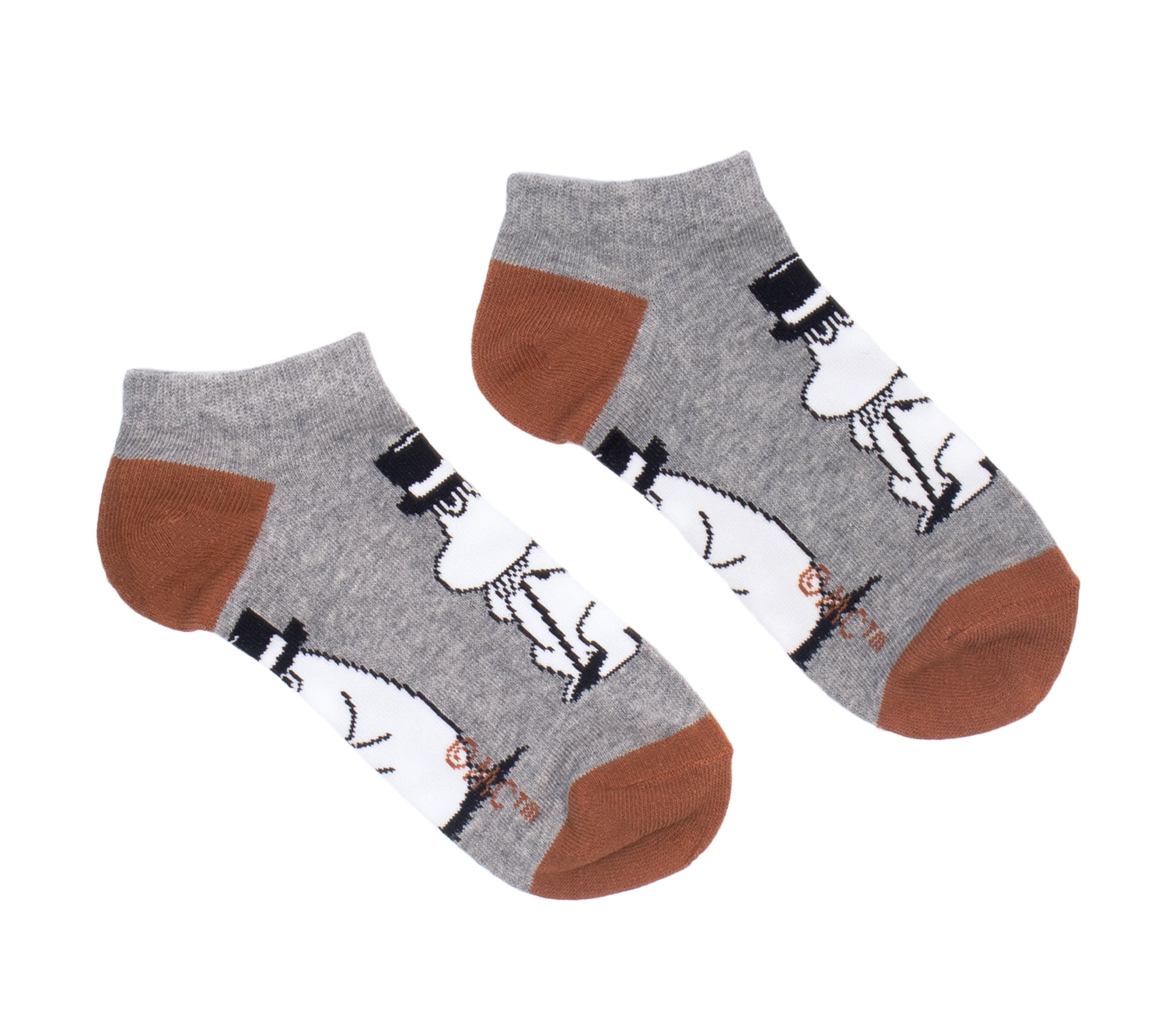 Moomin Men's Ankle Socks - Moominpappa Grey - 2