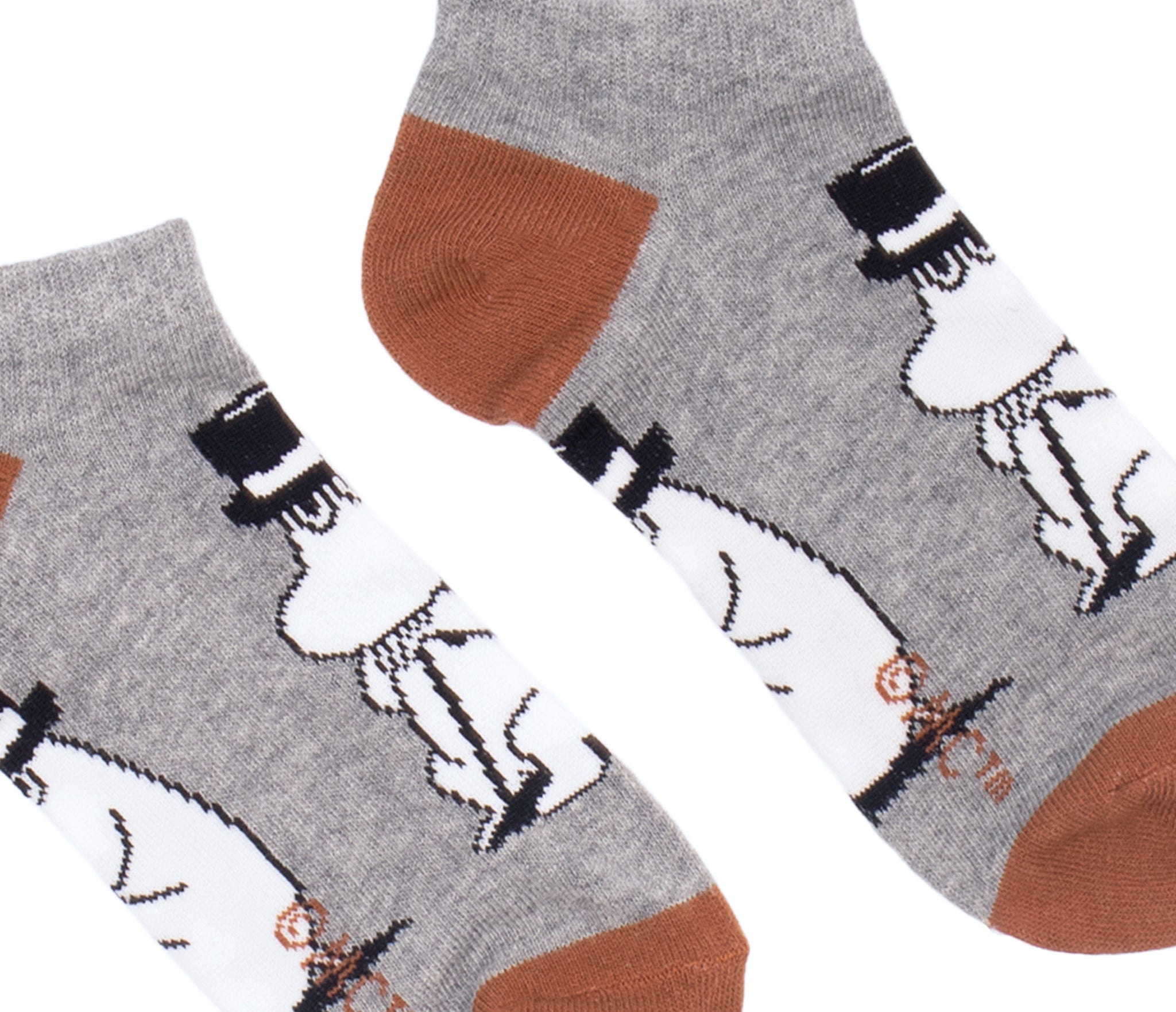 Moomin Men's Ankle Socks - Moominpappa Grey - 3