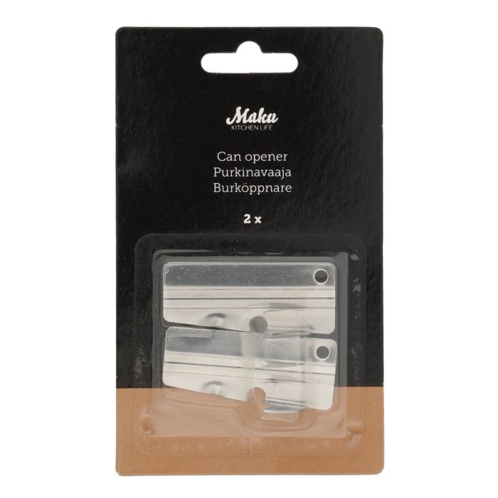 Konservöppnare, stål 2-pack - 2