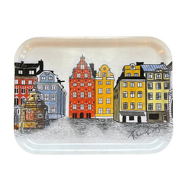 Gamla Stan bricka 20x27cm