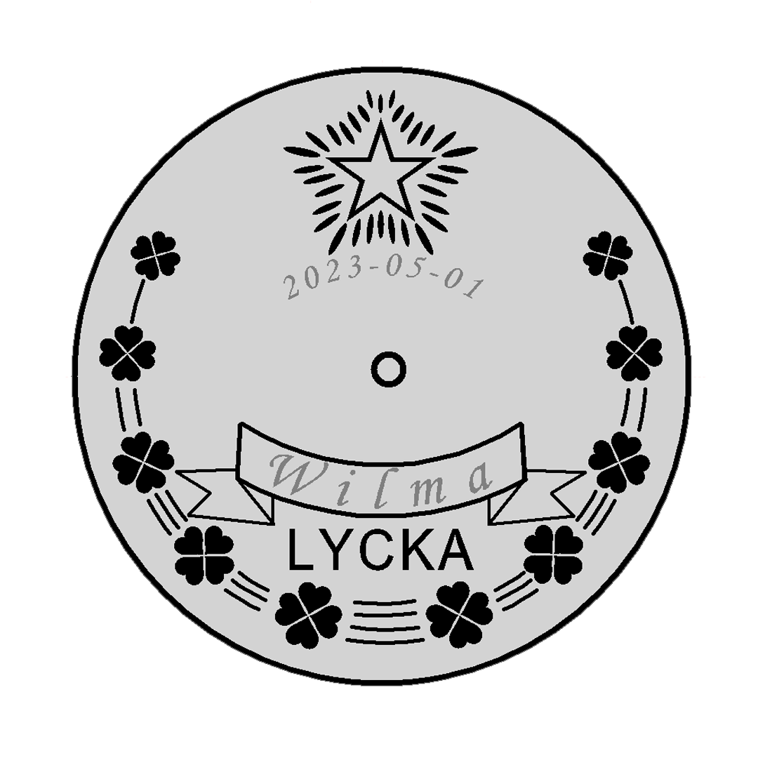 Flaggstång Lyckopenningen Mässing Skultuna 47cm - 9