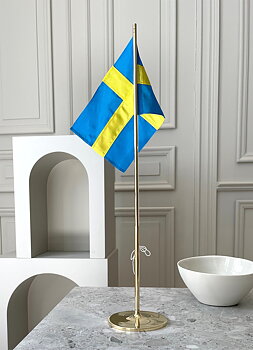 Flaggstång Lyckopenningen Mässing Skultuna 47cm