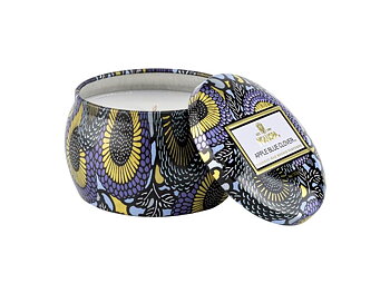 Voluspa Apple Blue Clover Mini Tin