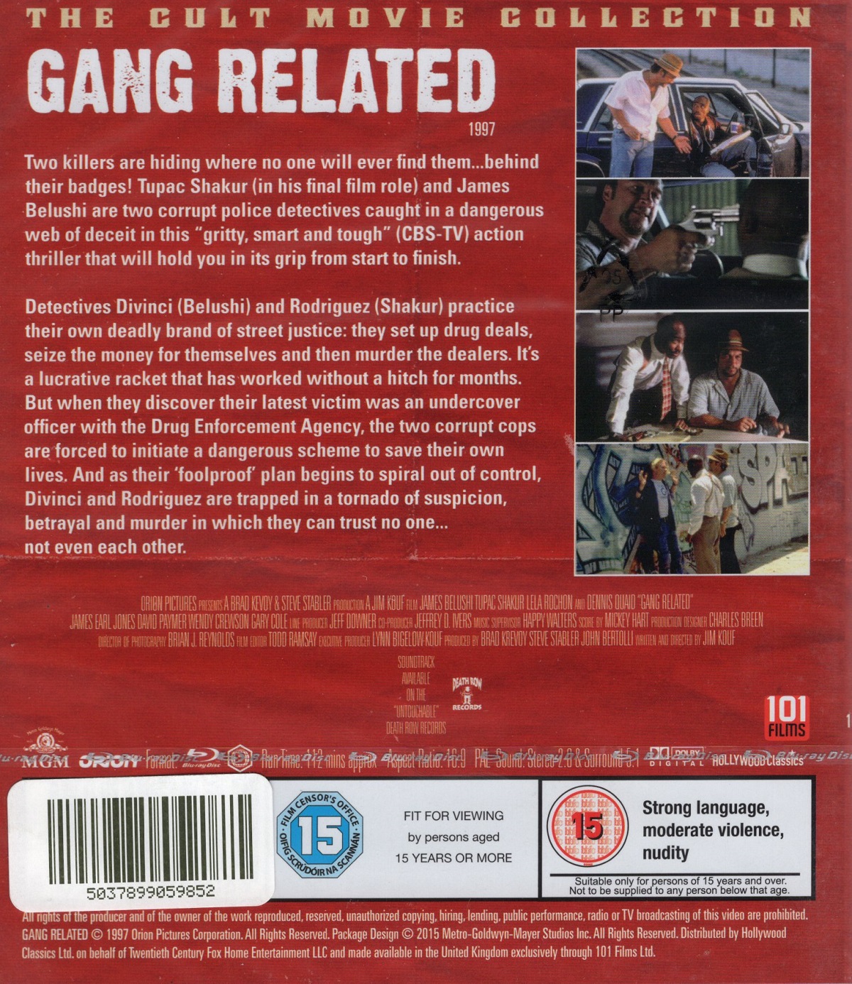 Gang Related (ej svensk text) (Blu-ray) - 2