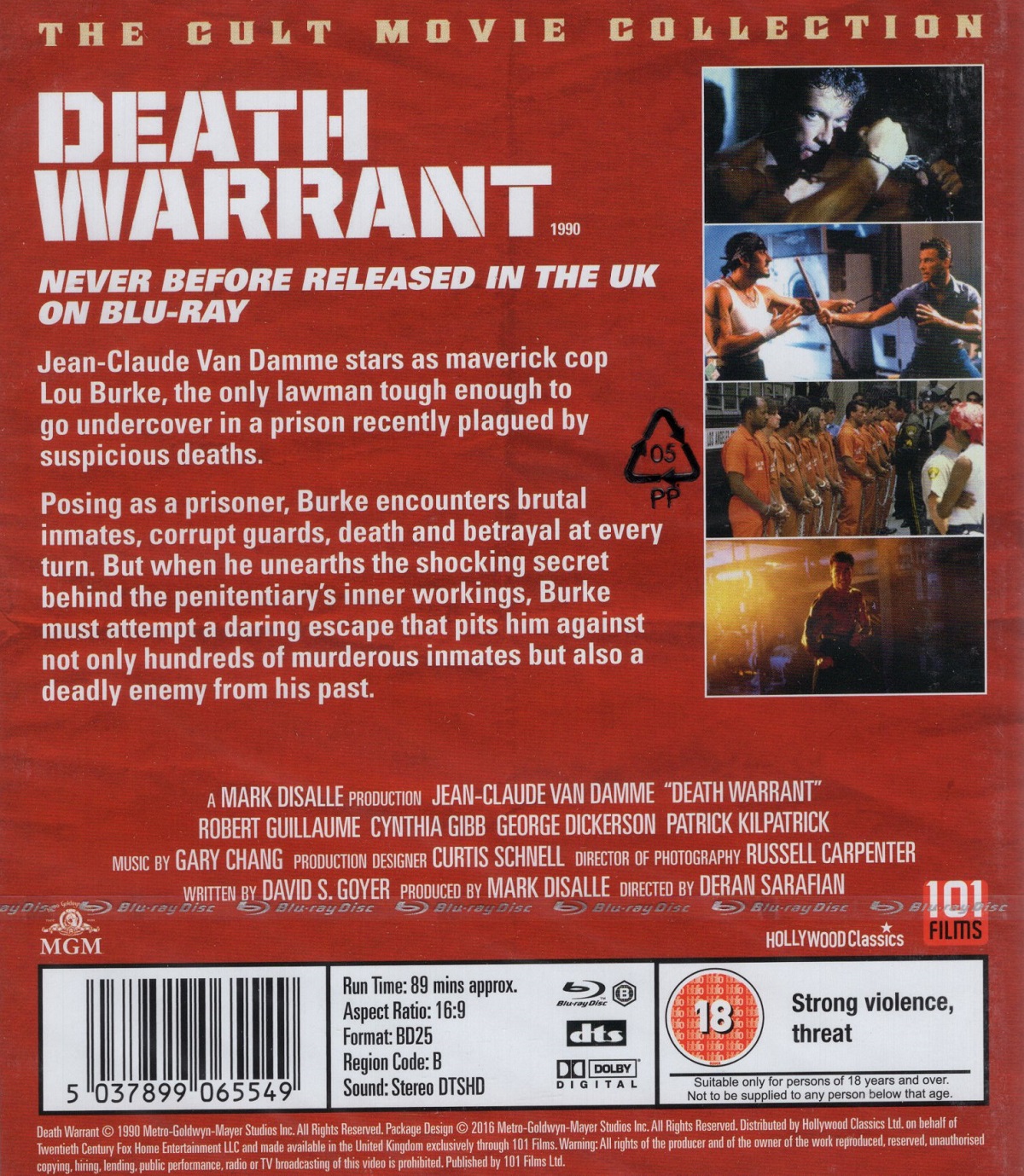 Death Warrant (ej svensk text) (Blu-ray) - 2