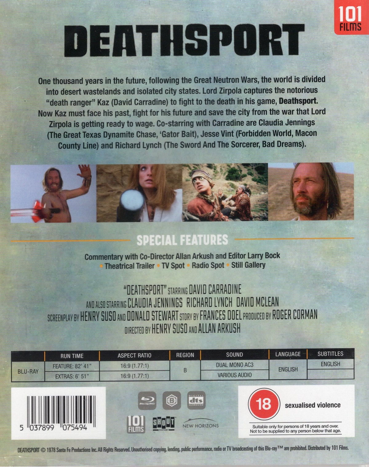 Deathsport (ej svensk text) (Blu-ray) - 2