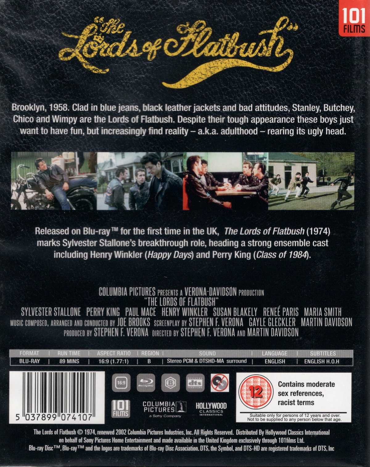 The Lords of Flatbush (ej svensk text) (Bluray) Kvarnvideo.se