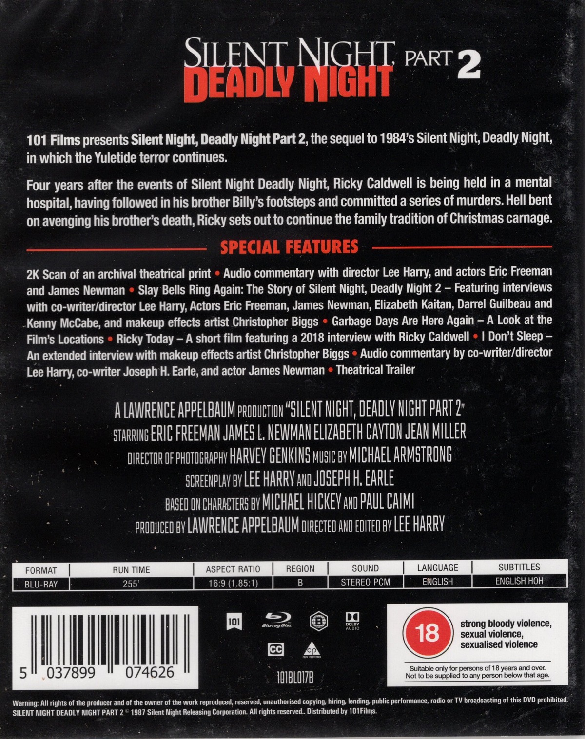 Silent Night, Deadly Night 2 (ej svensk text) (Bluray) Kvarnvideo.se