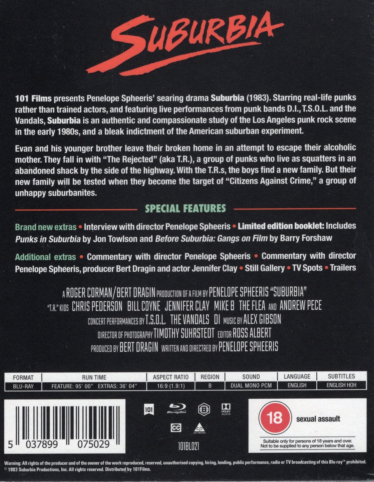 Suburbia (Limited Edition) (ej svensk text) (Blu-ray) - 2