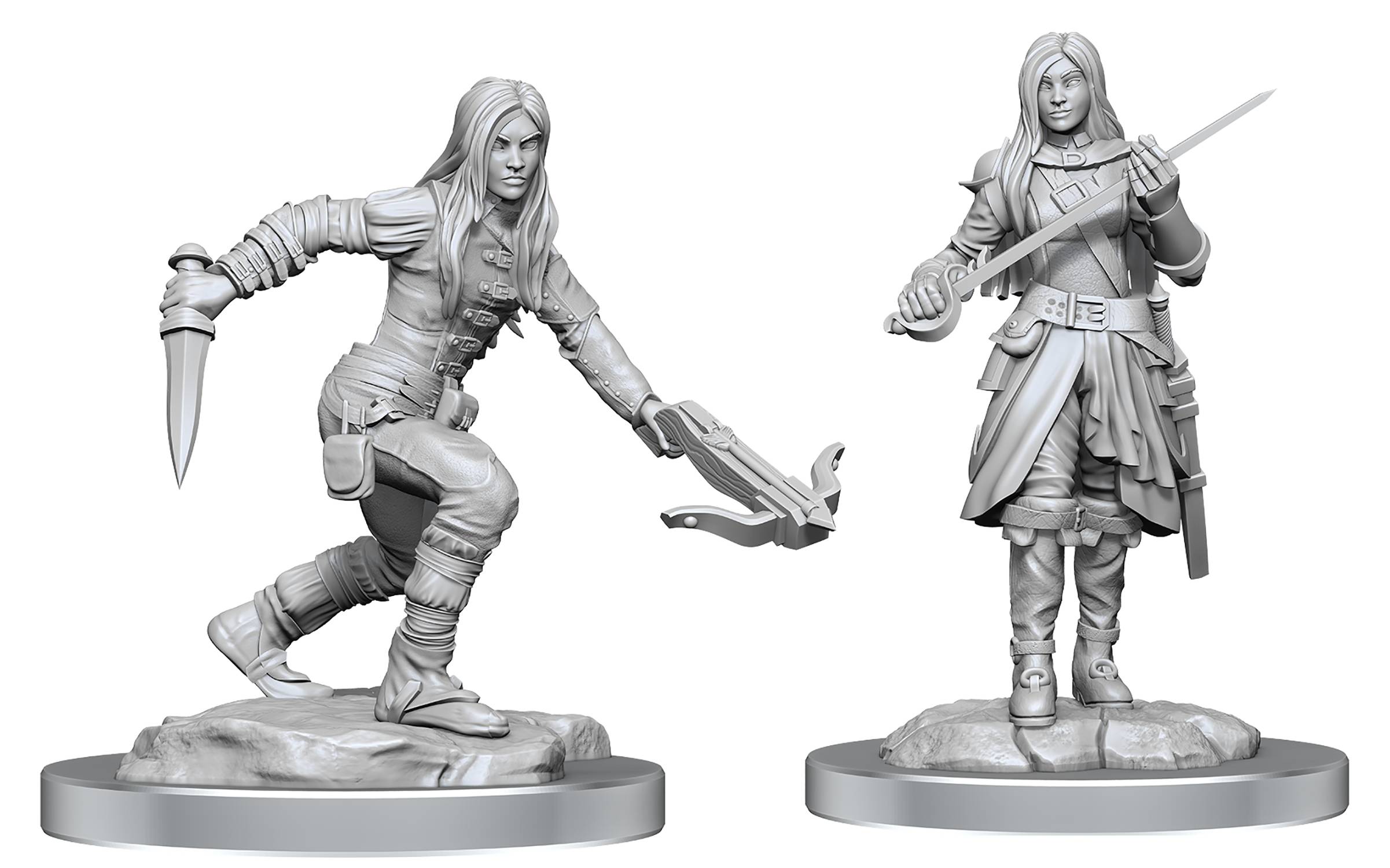 D&D Nolzurs Marvelous Miniatures: Half-Elf Rogue Female