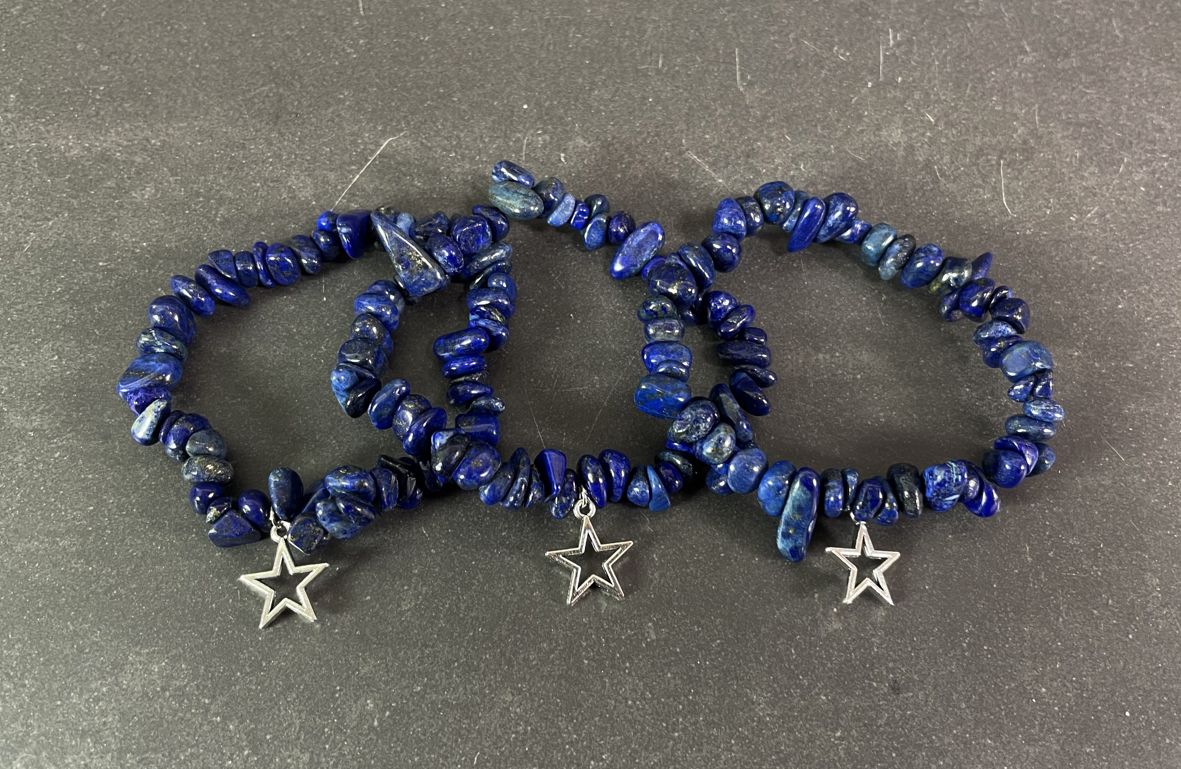 Lapis Lazuli armband med stjärnhänge
