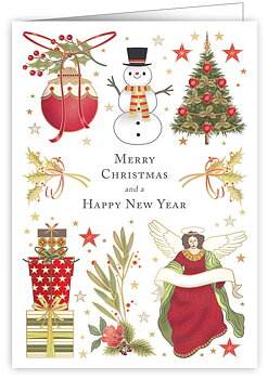 Big Christmas Icons, Greeting Card