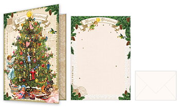 Christmas Tree, Writing Paper