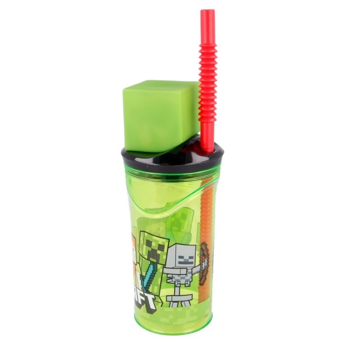 Minecraft Mugg med Sugrör 3D - 2