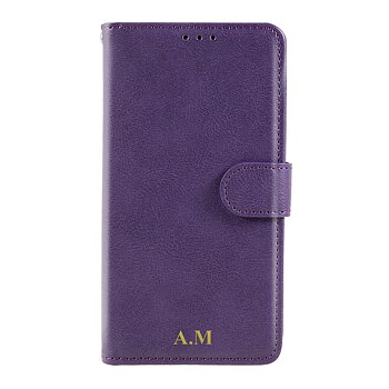 Samsung Galaxy A8 2018 Magnetfodral MONOGRAM - Lila