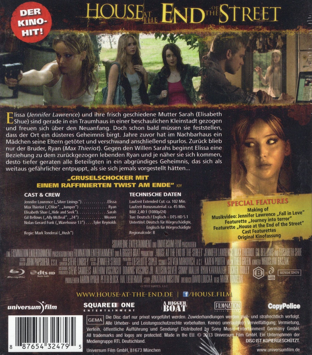 House At the End of the Street (ej svensk text) (Blu-ray) - 2
