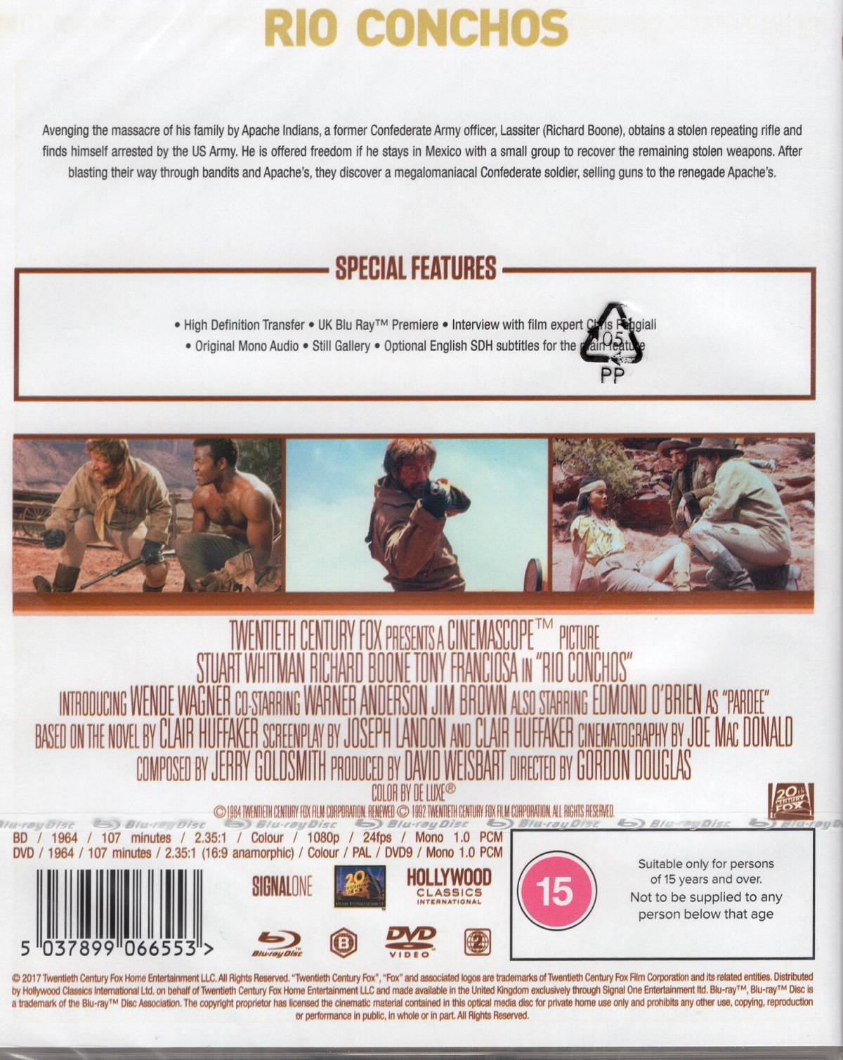 Rio Conchos (ej svensk text) (Blu-ray + DVD) - 2