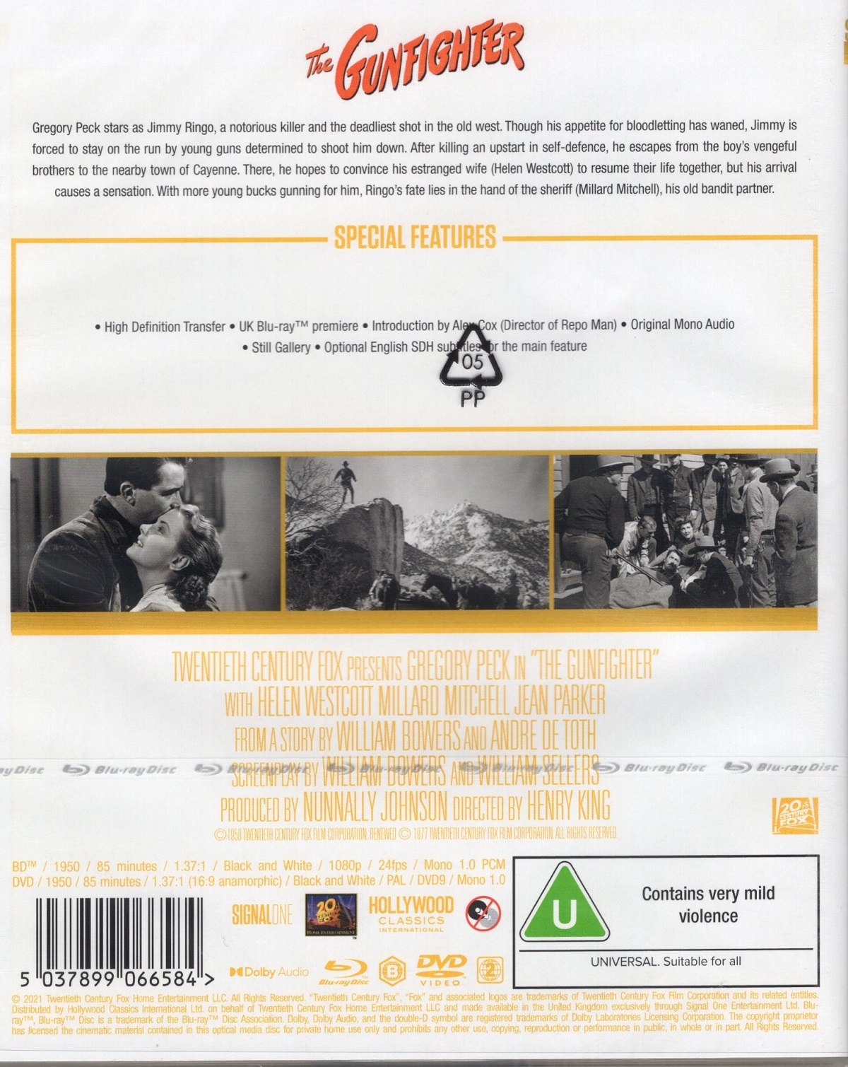 The Gunfighter (ej svensk text) (Blu-ray + DVD) - 2