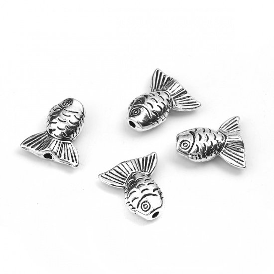 Mellandel / Pärla i platina,  Fisk - 2