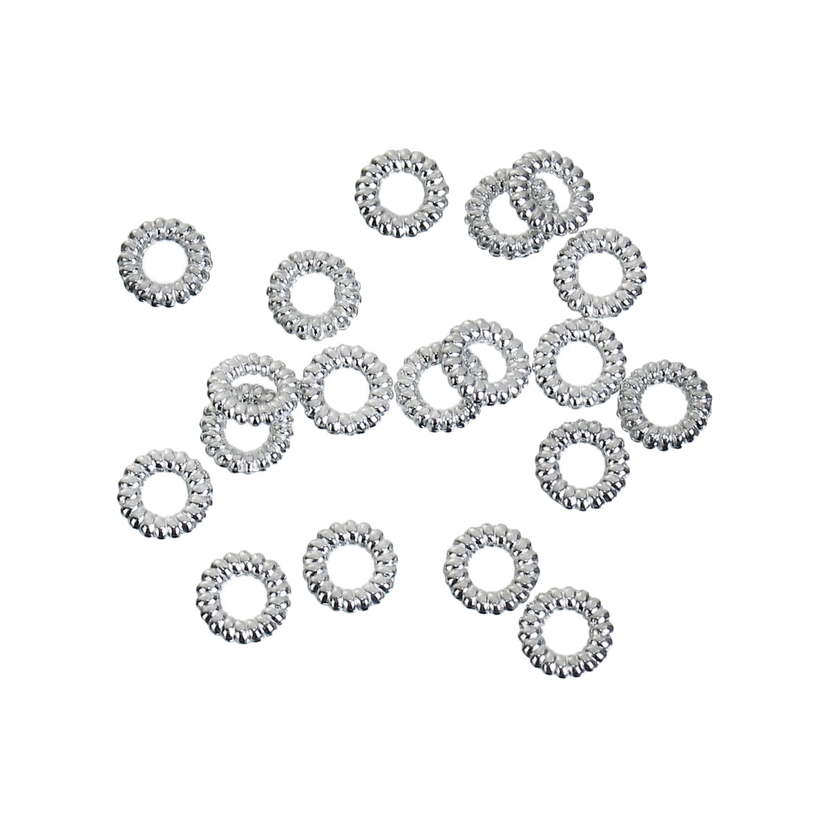  Connector oldsilver ring solid 5mm