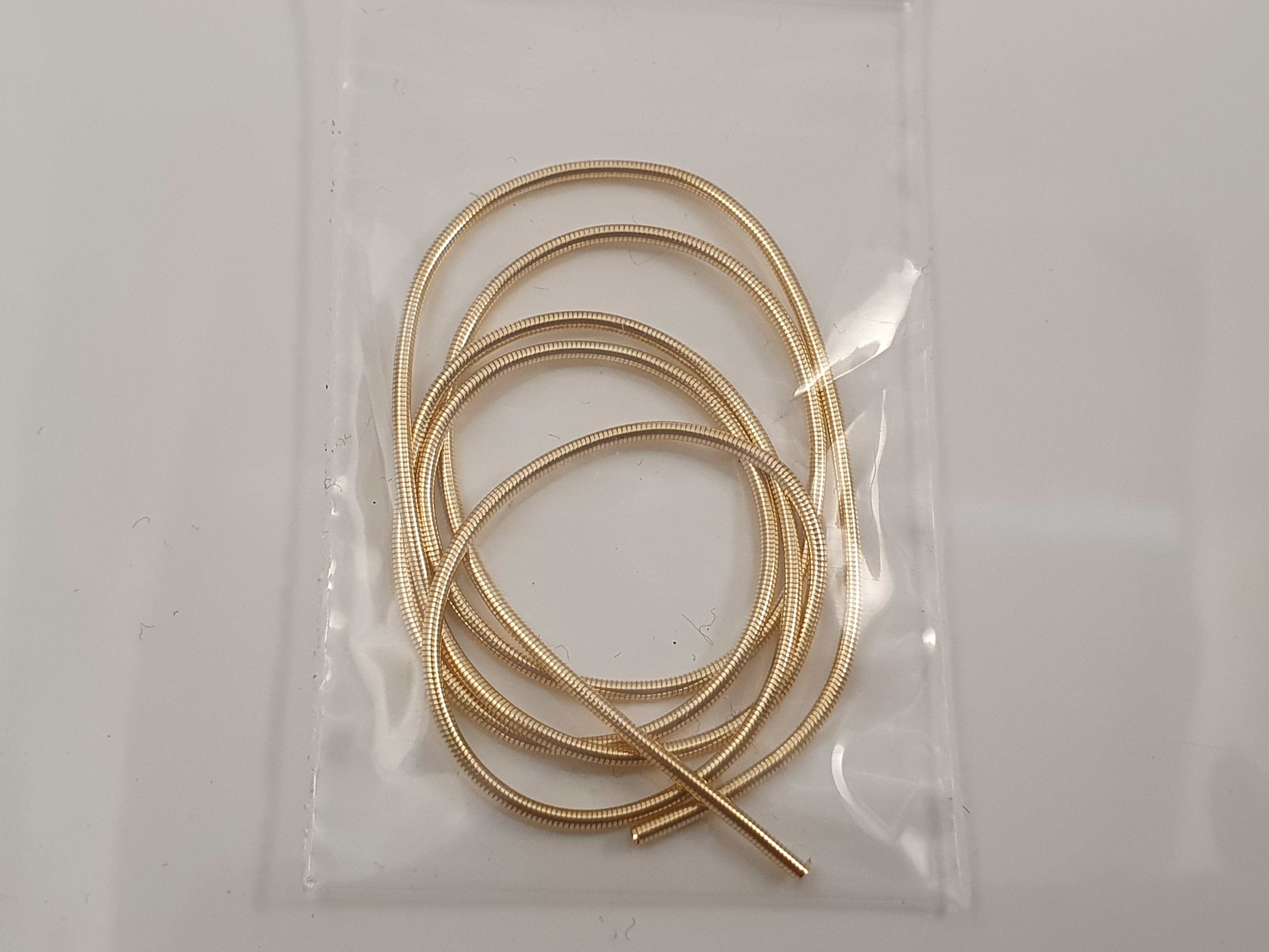 Frenchwire 1,1mm goldplated - 2